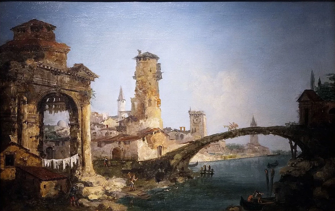 Capriccio fantastico con rovine - National Museum in Warsaw